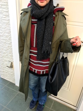 「Felisi（フェリージ）のアイテム」を使った、アナグマさん（レディース・154cm）の冬コーディネート