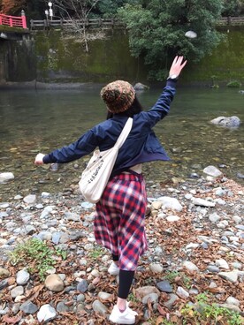 Hikari SHEENAさん（レディース・158cm）の冬コーディネート