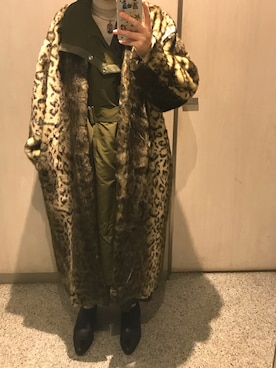「TOGA PULLA（トーガ　プルラ）のアイテム（ジャケット/アウター）」を使った、imyouyuさん（レディース・157cm）の冬コーディネート