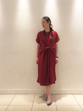 「Paradise Picnic（パラダイスピクニック）のアイテム（ジャケット/アウター）」を使った、maeさん（レディース・158cm）の冬コーディネート