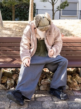 Satoshi Makimotoさん(メンズ・166cm)の冬コーディネート