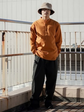 Satoshi Makimotoさん（メンズ・166cm）の冬コーディネート