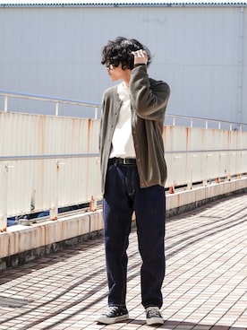 Satoshi Makimotoさん(メンズ・166cm)の春コーディネート