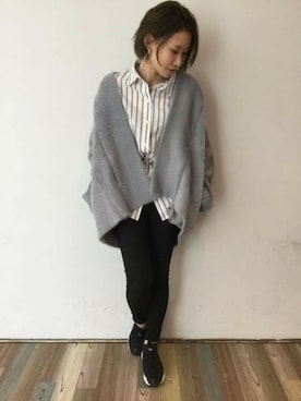 JEANASIS 新宿ミロード店STAFFさん（レディース・158cm）の冬コーディネート