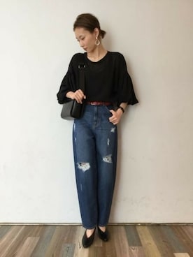JEANASIS 新宿ミロード店STAFFさん（レディース・158cm）の春コーディネート