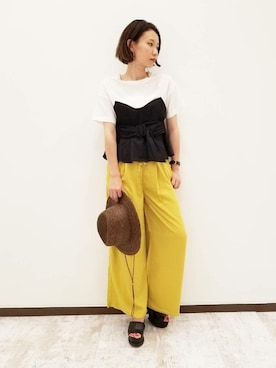 JEANASIS 新宿ミロード店STAFFさん（レディース・158cm）の夏コーディネート