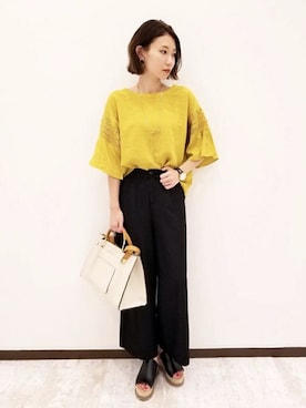 JEANASIS 新宿ミロード店STAFFさん（レディース・158cm）の夏コーディネート