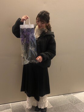 jun☆さんの「バルファスレース ロングスカート◆」を使ったコーディネート