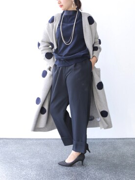 「cawaii（カワイイ）のアイテム（その他アウター）」を使った、ちよこさん（レディース・158cm）の冬コーディネート