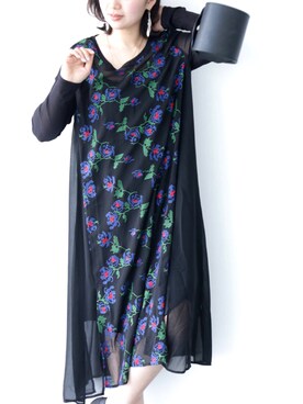 「cawaii（カワイイ）のアイテム（ワンピース）」を使った、ちよこさん（レディース・158cm）の冬コーディネート