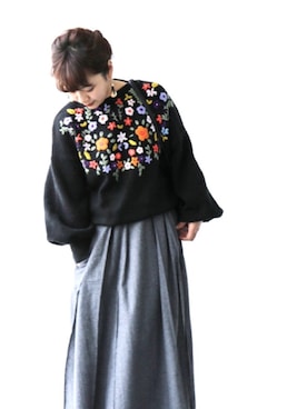 「Cawaii」｜ちよこさん（レディース・158cm）の冬コーディネート