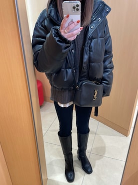meguuuさん（レディース・156cm）の冬コーディネート