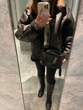meguuuさん（レディース・156cm）の冬コーディネート