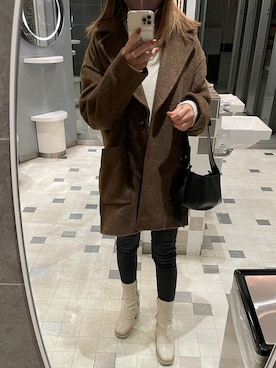 meguuuさん（レディース・156cm）の冬コーディネート