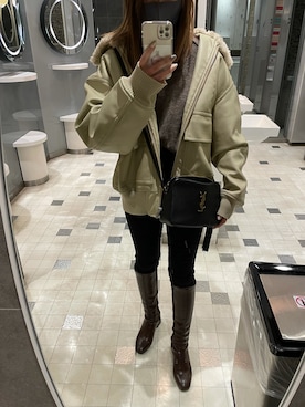 meguuuさん（レディース・156cm）の冬コーディネート