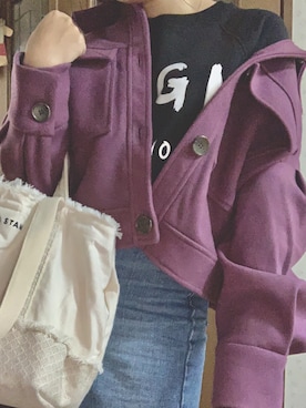 「MSGM（エムエスジーエム）のアイテム（スウェット）」を使った、nhrmyさん（レディース・155cm）の秋コーディネート