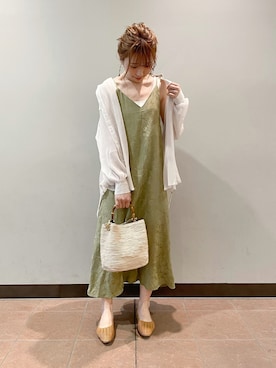 「MOUSSY（マウジー）のアイテム（イヤリング）」を使った、YUKI ♪ さん（レディース・160cm）の春コーディネート