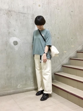 「SMITH'S（スミス）のアイテム（パンツ）」を使った、coen  おのさん（レディース・165cm）の夏コーディネート