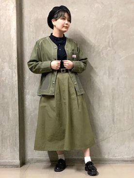 「SMITH'S（スミス）のアイテム（ジャケット/アウター）」を使った、coen  おのさん（レディース・165cm）の春コーディネート