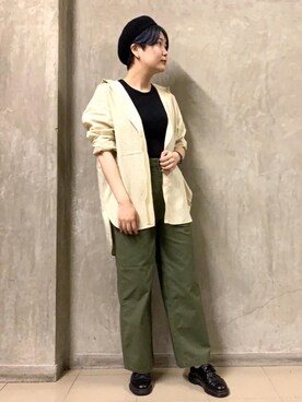 「FEELING MADE（フィーリングメイド）のアイテム」を使った、coen  おのさん（レディース・165cm）の春コーディネート