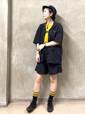 「涼しくて軽い「涼・軽パンツ」」｜coen  おのさん（レディース・165cm）の夏コーディネート