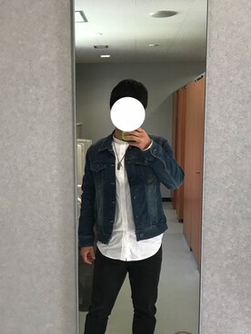 「wearhalloween2017」｜「アイテム（デニムジャケット）」を使った、ゆうたさん（メンズ・170cm）の秋コーディネート