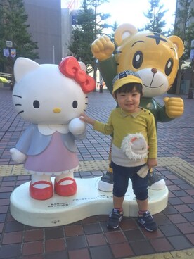 nato☆さん（キッズ・90cm）の冬コーディネート