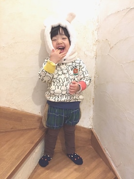 「MoL（モル）のアイテム」を使った、nato☆さん（キッズ・90cm）の冬コーディネート