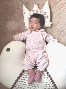 nato☆さん（キッズ・50cm）の冬コーディネート