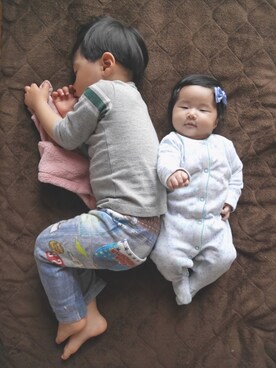 nato☆さん（キッズ・90cm）の春コーディネート