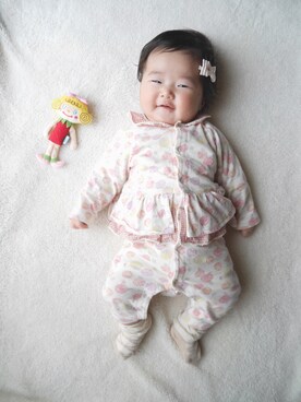 「sense of wonder（センスオブワンダー）のアイテム（レッグウェア）」を使った、nato☆さん（キッズ・60cm）の春コーディネート