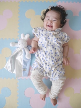 「sense of wonder（センスオブワンダー）のアイテム（レギンス/スパッツ）」を使った、nato☆さん（キッズ・60cm）の秋コーディネート