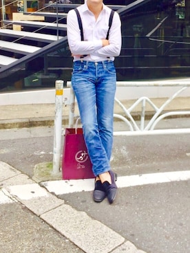 「Detail（ディテール）のアイテム」を使った、湖太郎@商社ファッション男子さん（メンズ・177cm）の秋コーディネート