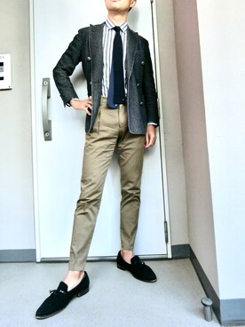 湖太郎@商社ファッション男子さんの（HERMES | エルメス）を使ったコーディネート
