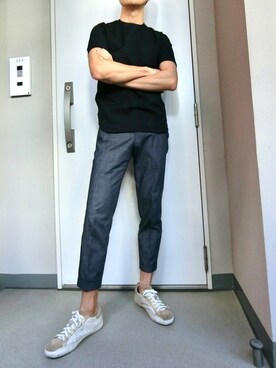 湖太郎@商社ファッション男子さん(メンズ・177cm)の春コーディネート