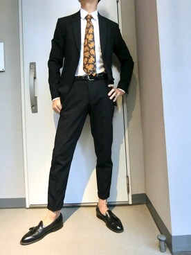 Zara ザラ のスーツパンツを使ったメンズ人気ファッションコーディネート Wear