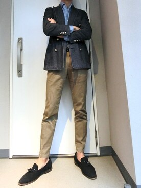 湖太郎@商社ファッション男子さんの（BOGLIOLI | ボリオリ）を使ったコーディネート