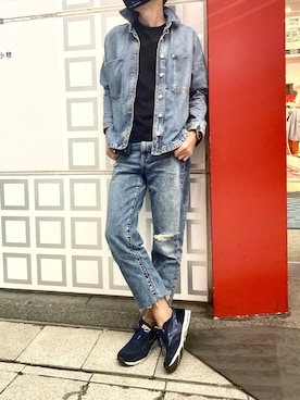 「ZARA（ザラ）のアイテム（カバーオール）」を使った、湖太郎@商社ファッション男子さん（メンズ・177cm）の春コーディネート