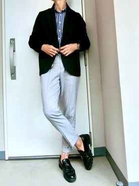 湖太郎@商社ファッション男子さんの（EDIFICE | エディフィス）を使ったコーディネート