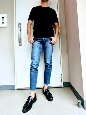 湖太郎@商社ファッション男子さん（メンズ・177cm）の春コーディネート