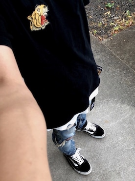 「GIVENCHY（ジバンシイ）のアイテム（財布/小物）」を使った、akeyさん（メンズ・165cm）の夏コーディネート