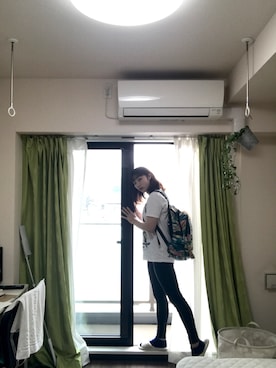 「DAKINE（ダカイン）のアイテム」を使った、ゆきーいーさん（レディース・163cm）の夏コーディネート