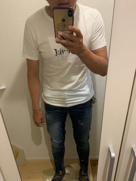 「LARRY SMITH（ラリースミス）のアイテム（バングル/リストバンド）」を使った、totoroさん（メンズ・182cm）の夏コーディネート