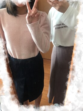 涼音さん(レディース・148cm)の春コーディネート