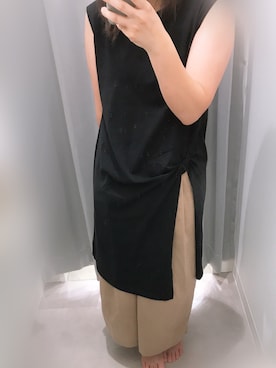「アイテム（ワンピース/ドレス）」を使った、涼音さん（レディース・148cm・10代）の夏コーディネート