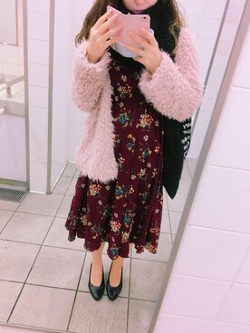 「GRL（グレイル）のアイテム（ワンピース、その他）」を使った、mizukiさん（レディース・163cm）の秋コーディネート