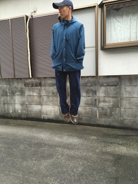「FULLCOUNT（フルカウント）のアイテム（帽子）」を使った、香月ダイスケさん（メンズ・166cm）の秋コーディネート