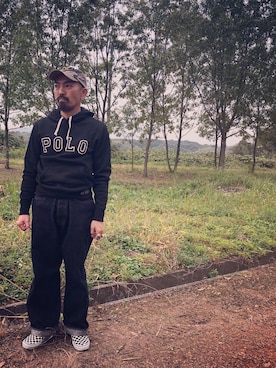 「やっぱりストリートが好き」｜「アイテム（スリッポン）」を使った、香月ダイスケさん（メンズ・165cm）の秋コーディネート