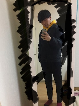 「ストリートカジュアル」｜「アイテム（ナイロンジャケット）」を使った、shoさん（メンズ・173cm）の冬コーディネート