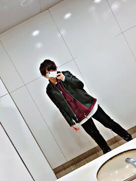 「８(eight)（エイト）のアイテム（その他アウター）」を使った、ずんさん（メンズ・174cm）の冬コーディネート